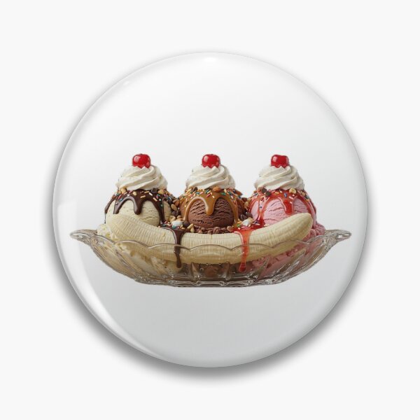 Item preview, An all-time classic ice cream: banana split designed and sold by HilDesign.