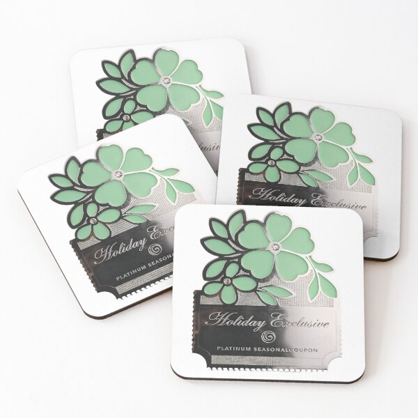 Item preview, A holiday exclusive platinum seasonal coupon on transparent background designed and sold by Creative88Art.