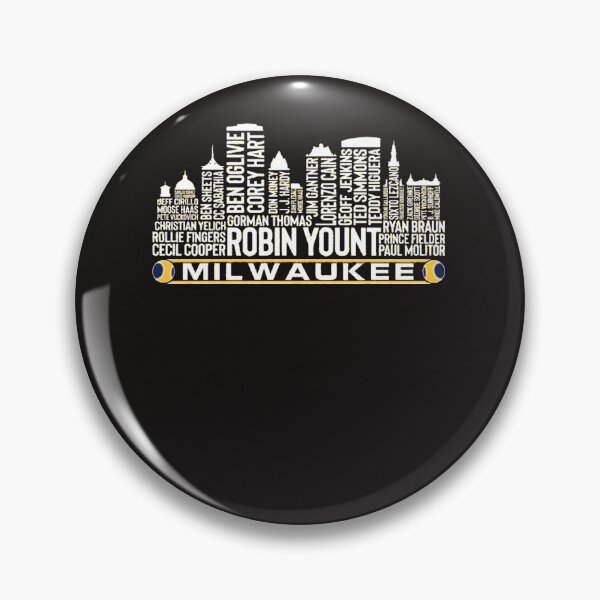Item preview, Milwaukee Baseball Team All Time Legends Milwaukee City Skyline designed and sold by Ohhpee.