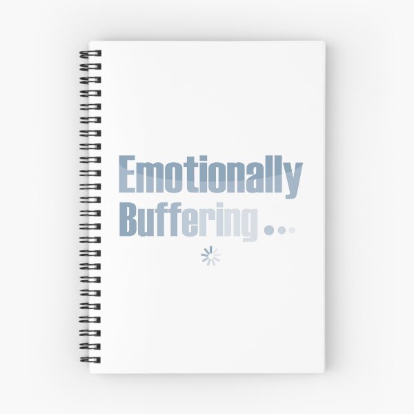 Item preview, Emotionally Buffering… | Quiet Mental Overload Humor designed and sold by MadCatDesign77.