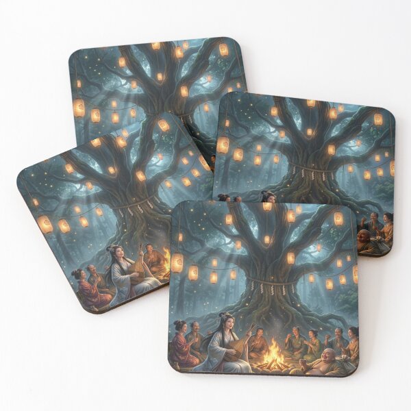 Item preview, Seven Lucky Gods Moonlit Feast designed and sold by Mori-no-Akari.