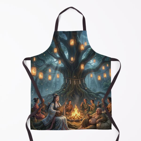 Item preview, Seven Lucky Gods Moonlit Feast designed and sold by Mori-no-Akari.