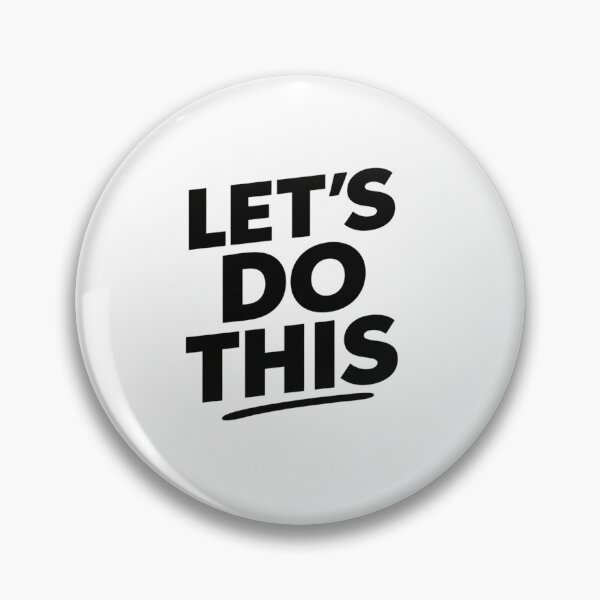 Item preview, Let's Do This Motivational Quote Sticker | Simple Minimal Motivation Typography designed and sold by Lovestickerco.