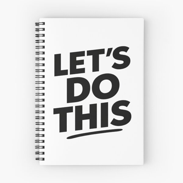 Item preview, Let's Do This Motivational Quote Sticker | Simple Minimal Motivation Typography designed and sold by Lovestickerco.