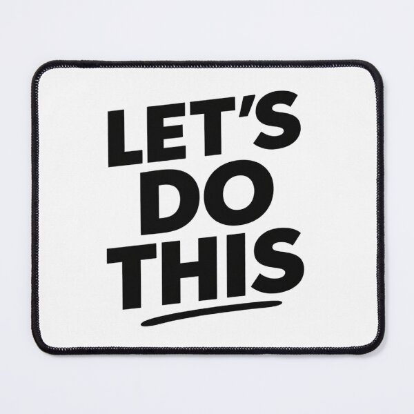Item preview, Let's Do This Motivational Quote Sticker | Simple Minimal Motivation Typography designed and sold by Lovestickerco.
