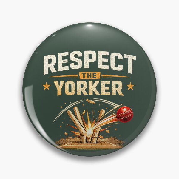 Item preview, Respect The Yorker – Exploding Stumps Cricket Bowling T-Shirt designed and sold by warlistop.
