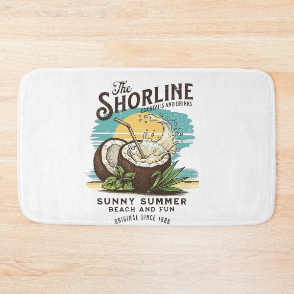 Item preview, Sunny Summer Coconut Cocktail – Tropical Beach Vibes Design designed and sold by inkalchemyco.