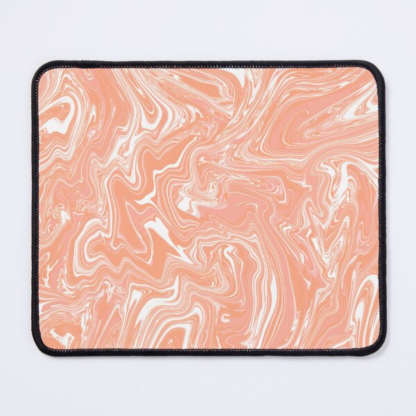 Item preview, peach pink orange marble pattern designed and sold by victorian-era-frog.