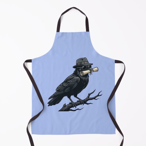 Item preview, Noir Crow – Mysterious Detective Vibes designed and sold by Dogandesighn.