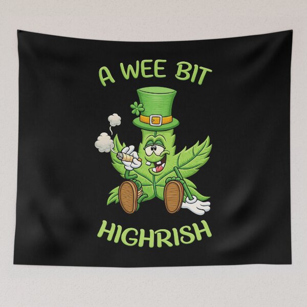 Item preview, A Wee Bit Highrish Funny Irish Humor St Patrick Art  designed and sold by Average-Tees.
