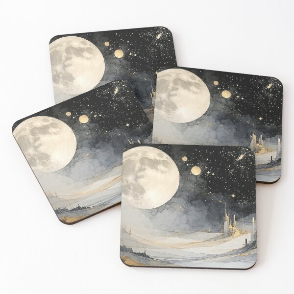 Item preview, Moonlit Fantasy Cityscape  designed and sold by MaddenFaircroft.