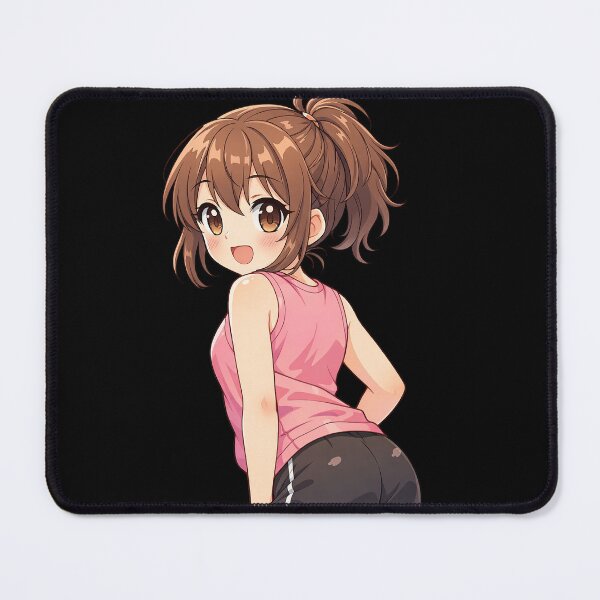 Item preview, Cute Sporty Anime Girl Sticker – Kawaii Athletic Ponytail Lookover designed and sold by glitchman2.