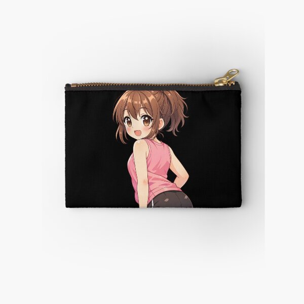 Item preview, Cute Sporty Anime Girl Sticker – Kawaii Athletic Ponytail Lookover designed and sold by glitchman2.
