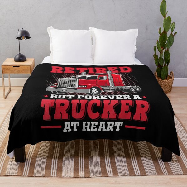 Item preview, Retired But Forever Trucker At Heart Truck Driver Retirement designed and sold by Goleon12.