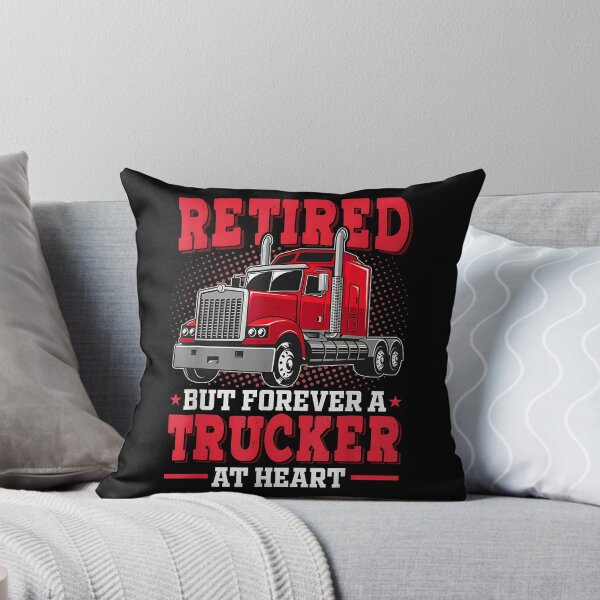 Item preview, Retired But Forever Trucker At Heart Truck Driver Retirement designed and sold by Goleon12.