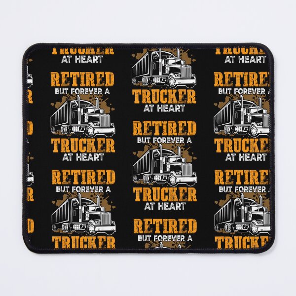 Item preview, Retired But Forever Trucker At Heart Funny Truck Driver designed and sold by Goleon12.
