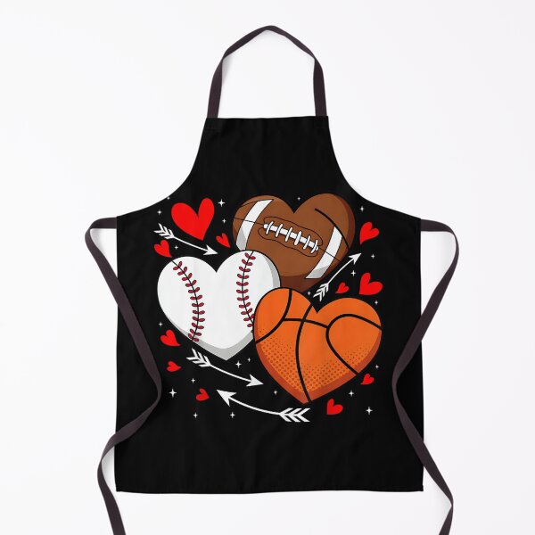Item preview, Cute Heart Baseball Basketball Football Valentine Boy Men designed and sold by PamQBennett.