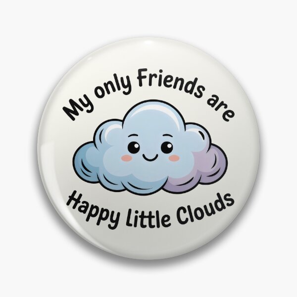 Item preview, Happy Little Clouds Kawaii Sky Illustration designed and sold by SplashTastic.