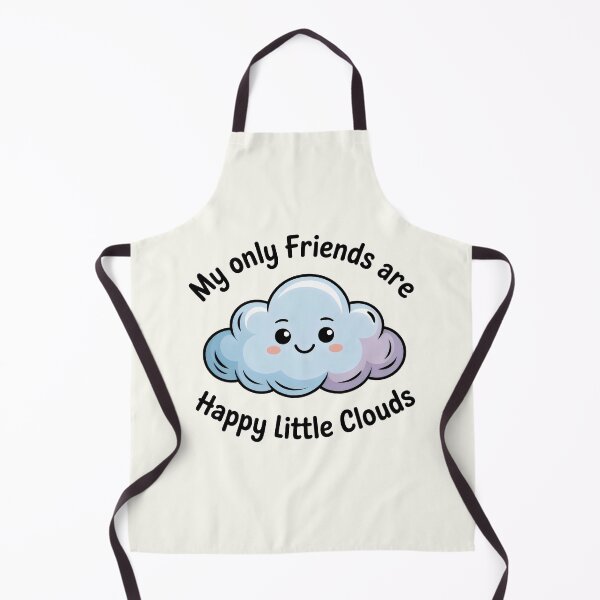 Item preview, Happy Little Clouds Kawaii Sky Illustration designed and sold by SplashTastic.
