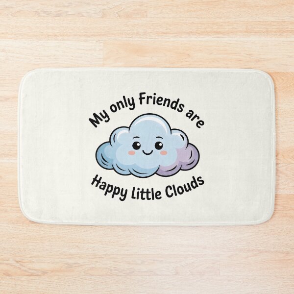 Item preview, Happy Little Clouds Kawaii Sky Illustration designed and sold by SplashTastic.