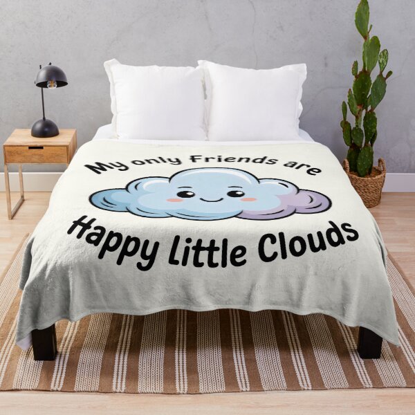 Item preview, Happy Little Clouds Kawaii Sky Illustration designed and sold by SplashTastic.