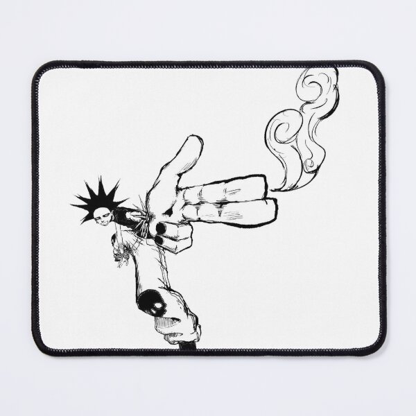 Item preview, Punk Grunge Smoking Character Illustration designed and sold by bursti.