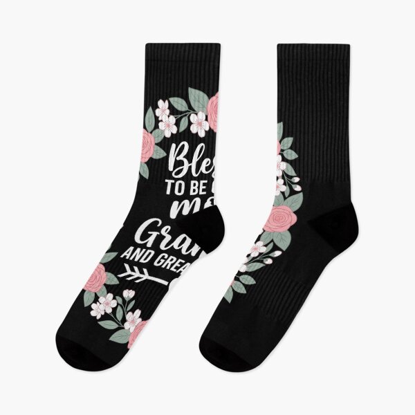 Item preview, Blessed to Be Called Mom Grandma Great Grandma Florals designed and sold by OlakunleOloroz.