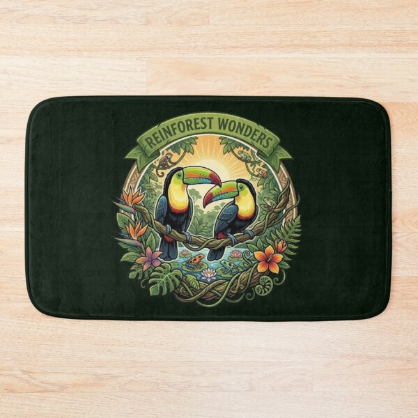 Item preview, Rainforest Wonders – Tropical Wildlife Emblem designed and sold by Dogandesighn.