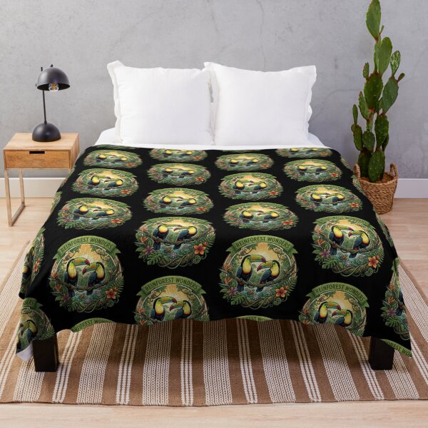 Item preview, Rainforest Wonders – Tropical Wildlife Emblem designed and sold by Dogandesighn.