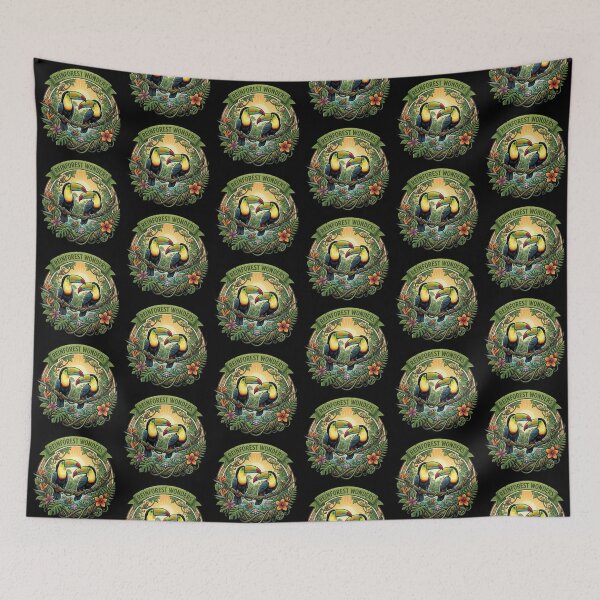 Item preview, Rainforest Wonders – Tropical Wildlife Emblem designed and sold by Dogandesighn.