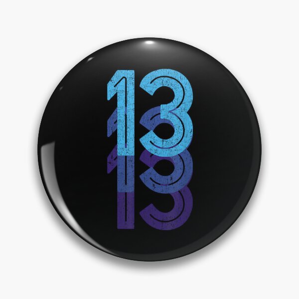 Item preview, 13 Lucky Number 13th Year Birthday Age Sports Team designed and sold by PamQBennett.