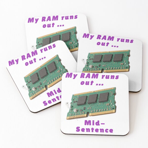 Item preview, My RAM... a funny computer gift, for the computer geek designed and sold by PiperParrot.
