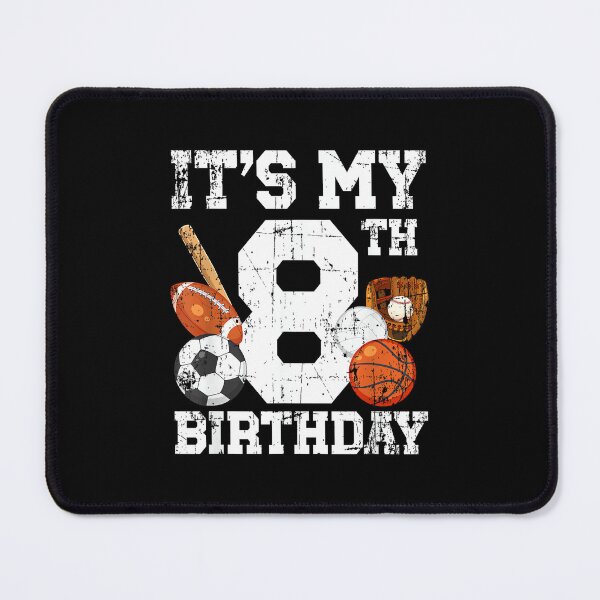 Item preview, 8th Birthday Sports Birthday Party Eight Year Old Boy Bday designed and sold by PamQBennett.