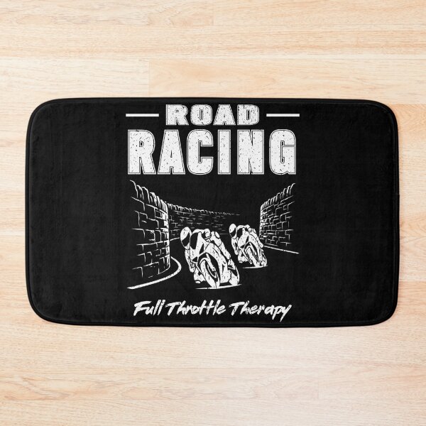 Item preview,  Road Racing Full Throttle Therapy Stone Walls Road Racer TT Style Motorcycle motorsport motorbike enthusiasts designed and sold by Jt41.