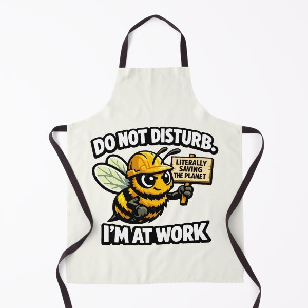 Item preview, Worker Bee Environmental Conservation Mascot designed and sold by SplashTastic.