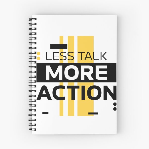 Item preview, Less Talk More Action t shirt design all product design  designed and sold by Raja832.