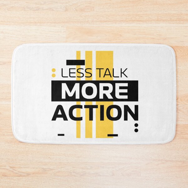 Item preview, Less Talk More Action t shirt design all product design  designed and sold by Raja832.