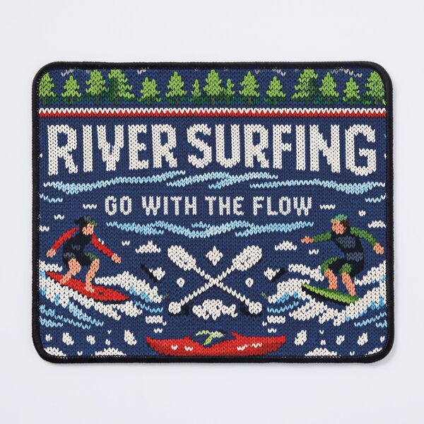 Item preview, River Surfing Go With The Flow cool knitting pattern designed and sold by Mauswohn.