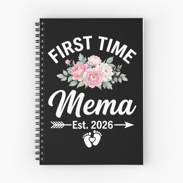 Item preview, First Time Mema Est 2026 Flower Mothers Day designed and sold by OlakunleOloroz.