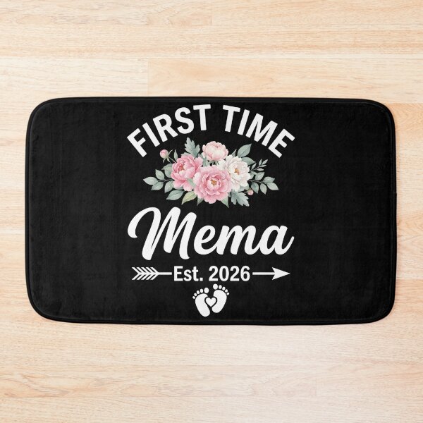 Item preview, First Time Mema Est 2026 Flower Mothers Day designed and sold by OlakunleOloroz.