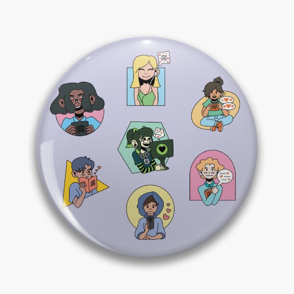 Item preview, Fujodanshi Squad Sticker Pack designed and sold by HayItsNay.