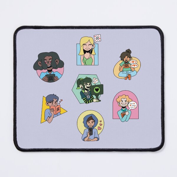 Item preview, Fujodanshi Squad Sticker Pack designed and sold by HayItsNay.