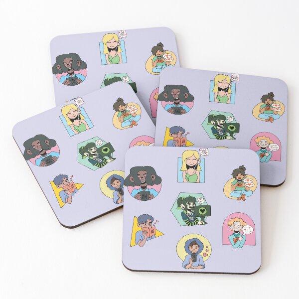 Item preview, Fujodanshi Squad Sticker Pack designed and sold by HayItsNay.