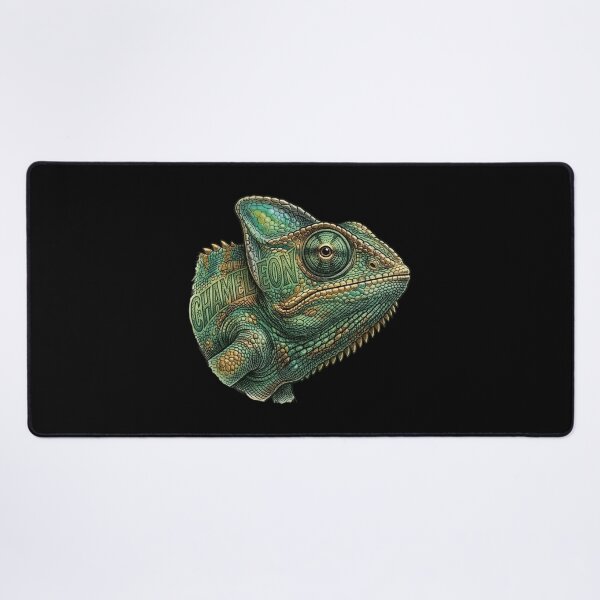 Item preview, Chameleon Close-Up Illustration designed and sold by LittleLoopArt.
