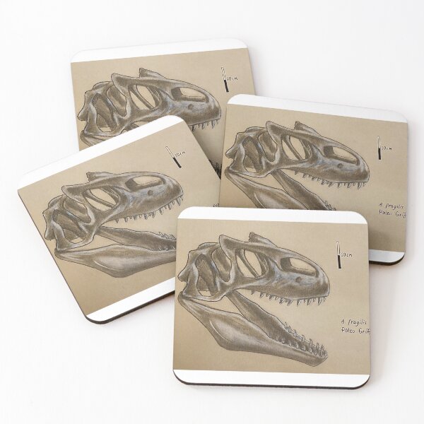 Item preview, A. fragilis - Allosaurus Scientific Illustration  designed and sold by Paleo Griff.