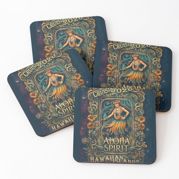 Item preview, Vintage Hawaii Cruise 2026 – Aloha Spirit Celestial Nouveau designed and sold by sunnthreads.