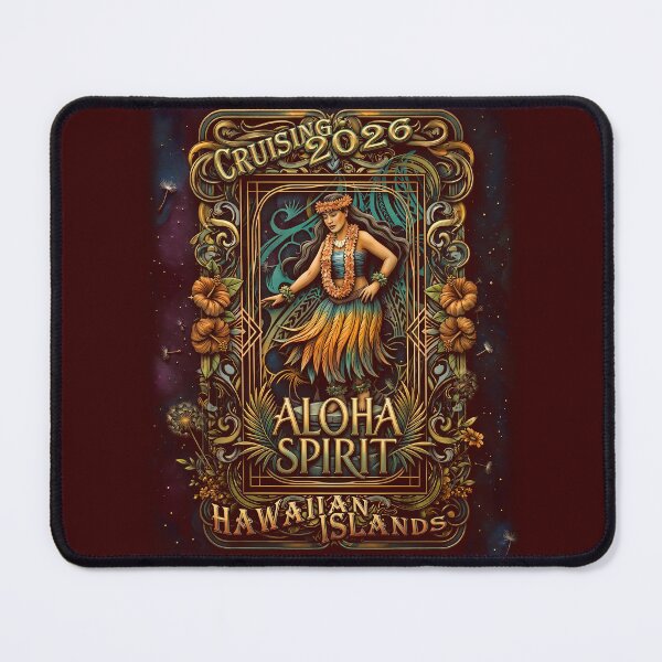 Item preview, Vintage Hawaii Cruise 2026 – Aloha Spirit Celestial Nouveau designed and sold by sunnthreads.