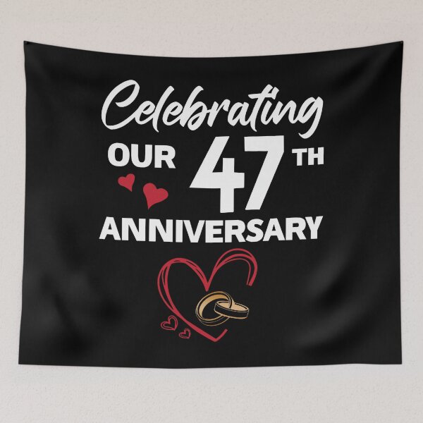 Item preview, Celebrating Our 47Th Wedding Anniversary 47 Year Of Marriage  designed and sold by Gabriel Mota.