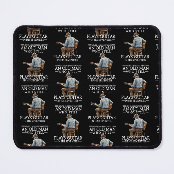 Item preview, Enever Underestimate an Old Man Who Still Plays Guitar in designed and sold by Cheesymatiion.