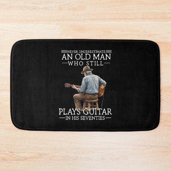 Item preview, Enever Underestimate an Old Man Who Still Plays Guitar in designed and sold by Cheesymatiion.